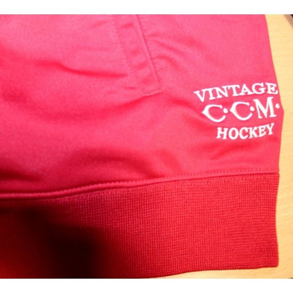 NHL Hockey Vintage Detroit Red Wings Full Zip Track Jacket Medium CCM - Picture 2 of 10